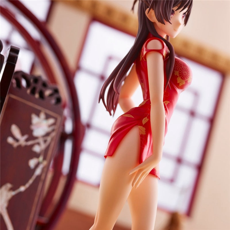 Anime Rental Girlfriend Figure Ichinose Chizuru Cheongsam Girl Action Figure Mizuhara Chizuru Collection PVC Model Doll Kids Toy