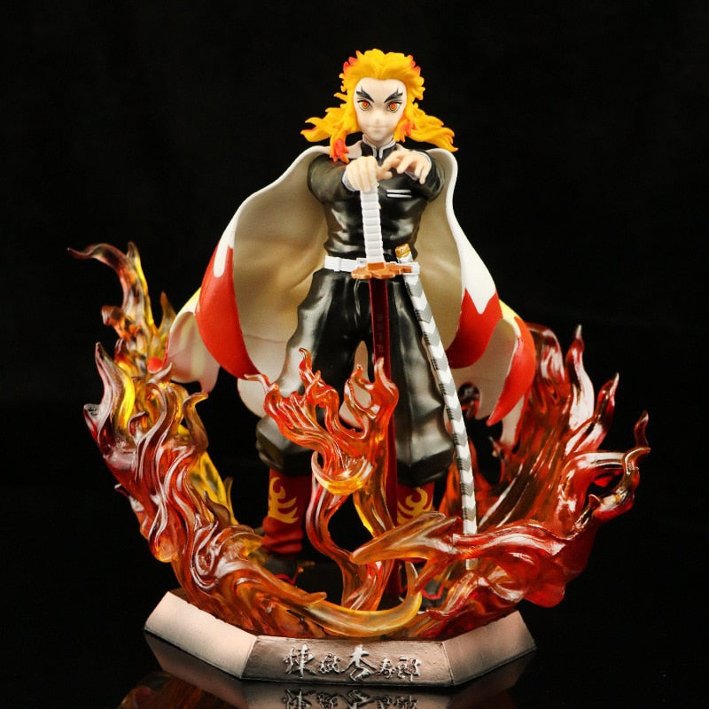 Demon Slayer Figure Kimetsu No Yaiba GK Shinazugawa Sanemi Akaza Kokushibo Rengoku Kyoujurou Action Figure PVC Model Toys