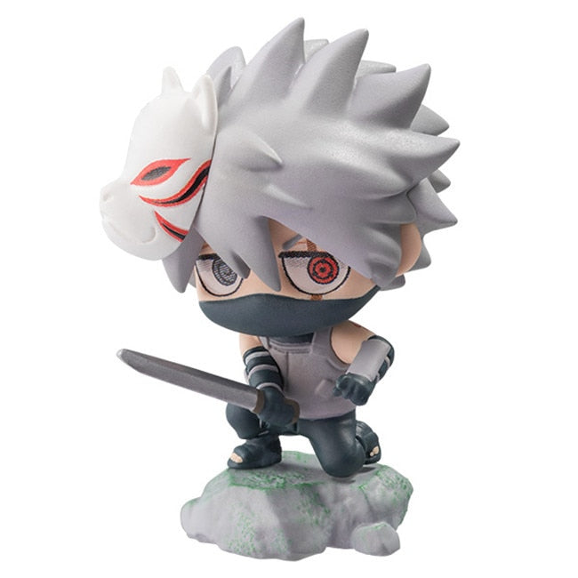 Naruto Anime Figures cute Version 5-6 cm | Kawaii Sasuke Itachi Kakashi Gaara Jiraiya Figures Toys Doll