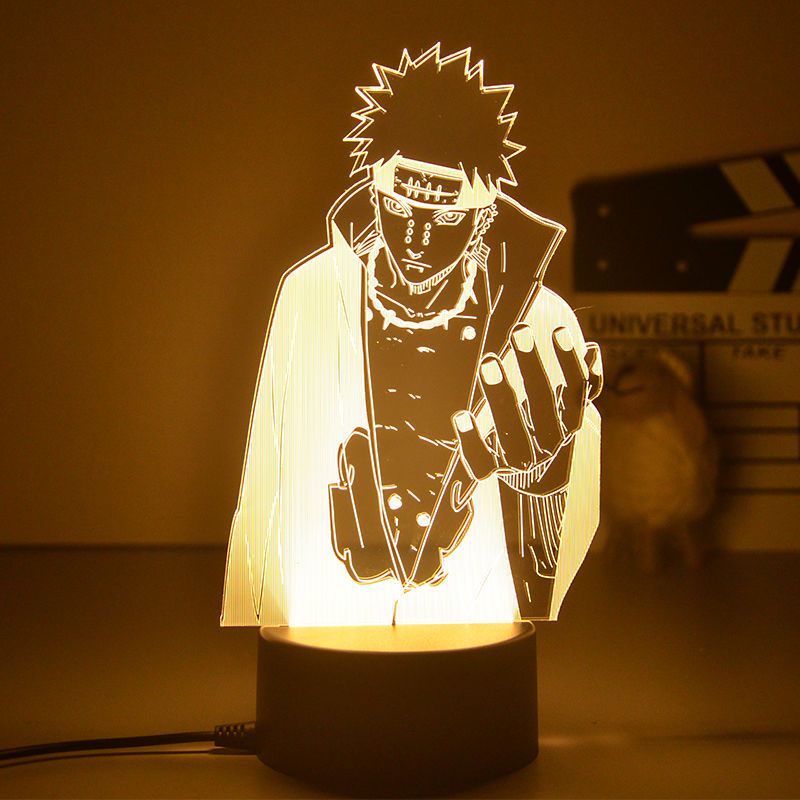 Anime Naruto 3D Night Light 2022 Acrylic Lamp LED Night Light Anime Figure Room Decoration LED Desk Lamp Birthday Gifts