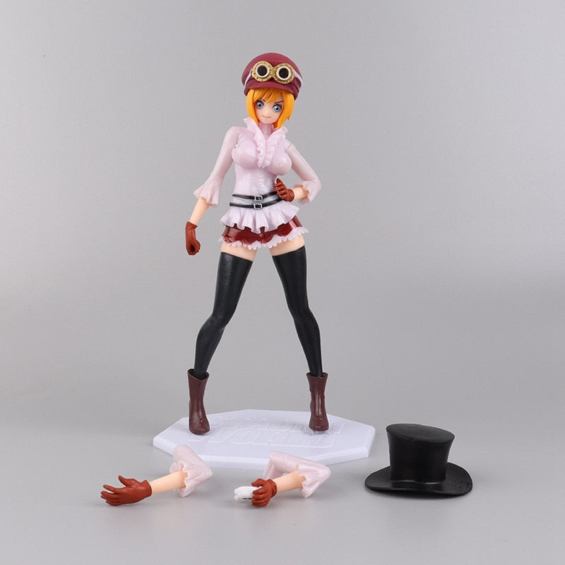 23cm One Piece Anime Figures Koala Exchangeable Hands Action Figure New World Revolutionary Army Collection Ornaments Toys Gifts