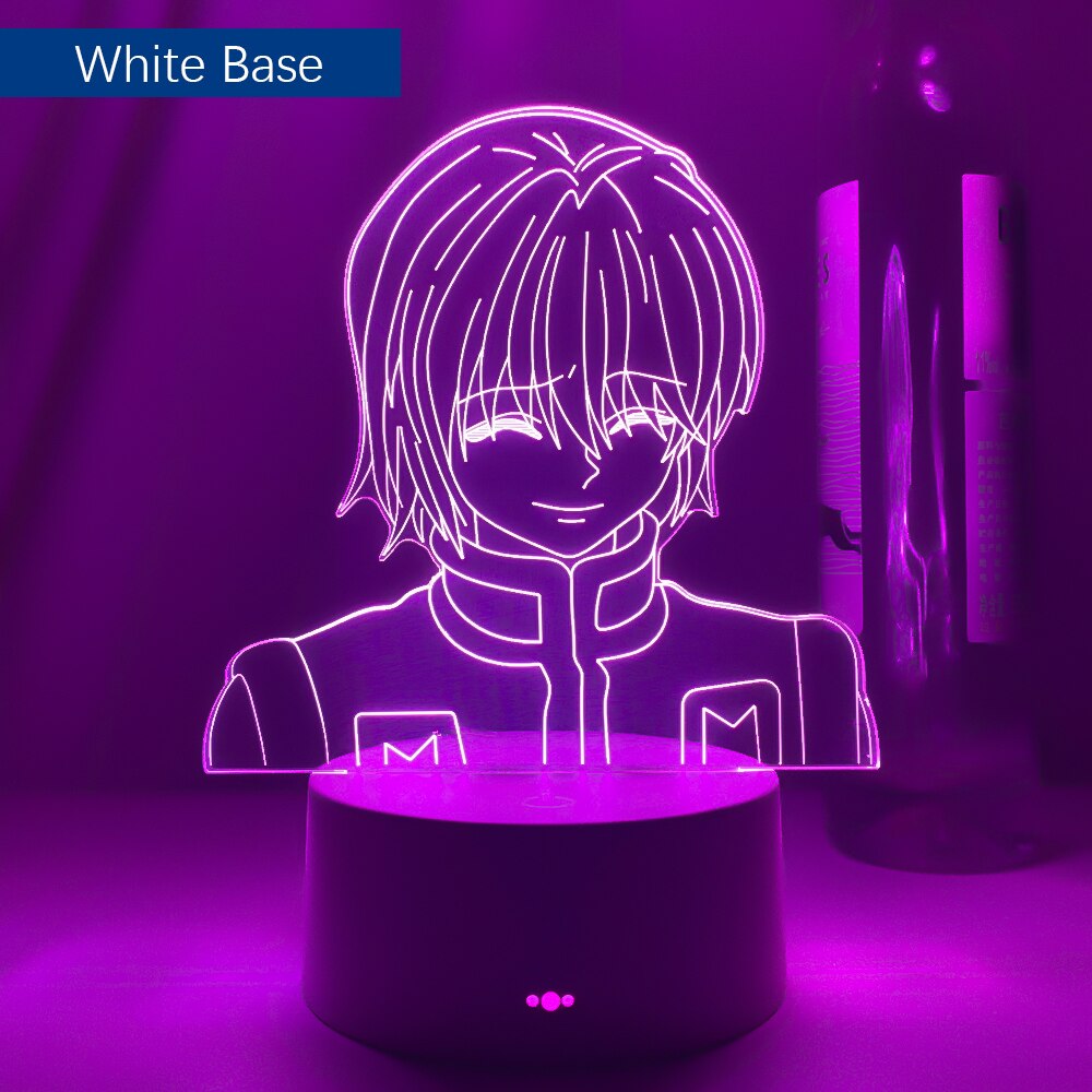 Kurapika Figure Acrylic Night Light Anime Gift Hunter X Hunter Lamp for Kid Bedroom Decor Lighting Childrens Room Nightlight HxH