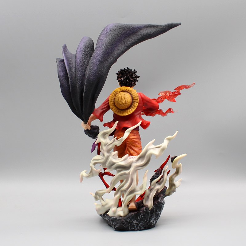 31cm Anime One Piece Figure GK Ghost Island Monkey D. Luffy Action Figure Standing PVC Luffy Collection Model Children Toys