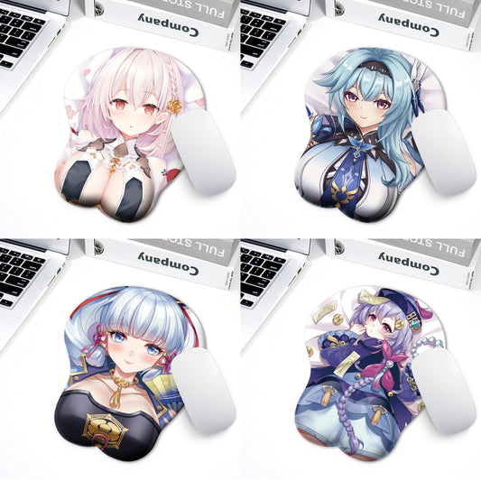 3D Boobs Mousepad | Oppai Ass Tits Mouse Pad | Silicone boobs mousepad