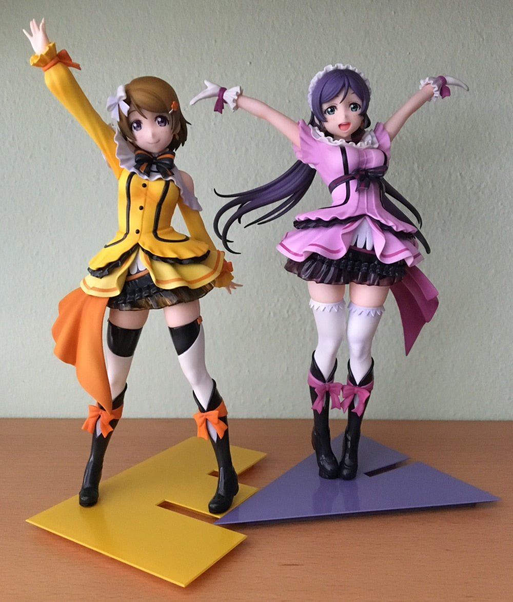 24CM Nozomi Tojo Anime Love Live! Birthday Figure Project PVC Material Collectible Model Girl GiftToys Doll Purple Lolita Dress