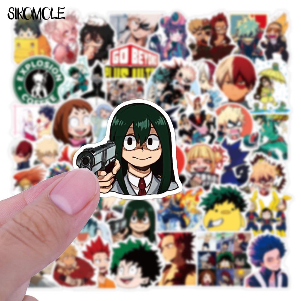 10/30/50/100pcs My Hero Academia Anime Stickers Graffiti Laptop Izuku Midoriya Might Boku No Hero Academia Character Decal F5