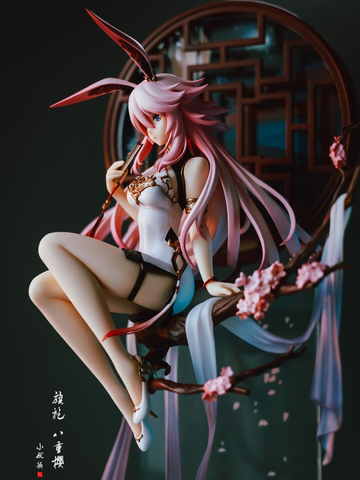 22CM Yae Sakura Popular Shooting Action Game Collapse Gakuen Fantasy Sitting Position Desktop Collection Figure PVC Material Toy