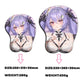 Genshin Impact Keqing 3D Oppai Mouse Pad kawaii Gamer Anime Cute Wrist Rest Silicone Gel Mat Boobs Mousepad