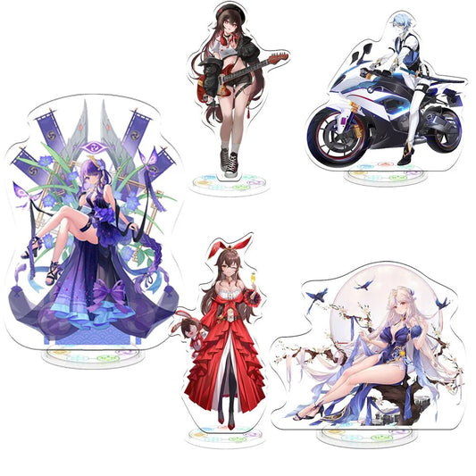 Anime Genshin Impact Figure Hutao Cosplay Acrylic Yae Miko Raiden Shogun Stand Sign Desk Decor Prop Fans Toy Gift For Friend