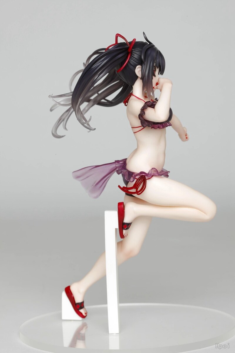 21cm Date A Live Tokisaki Kurumi Anime Figure Sexy Swimsuit Girl PVC Aldult Action Figure DesktopDecoration Collection Model Toy