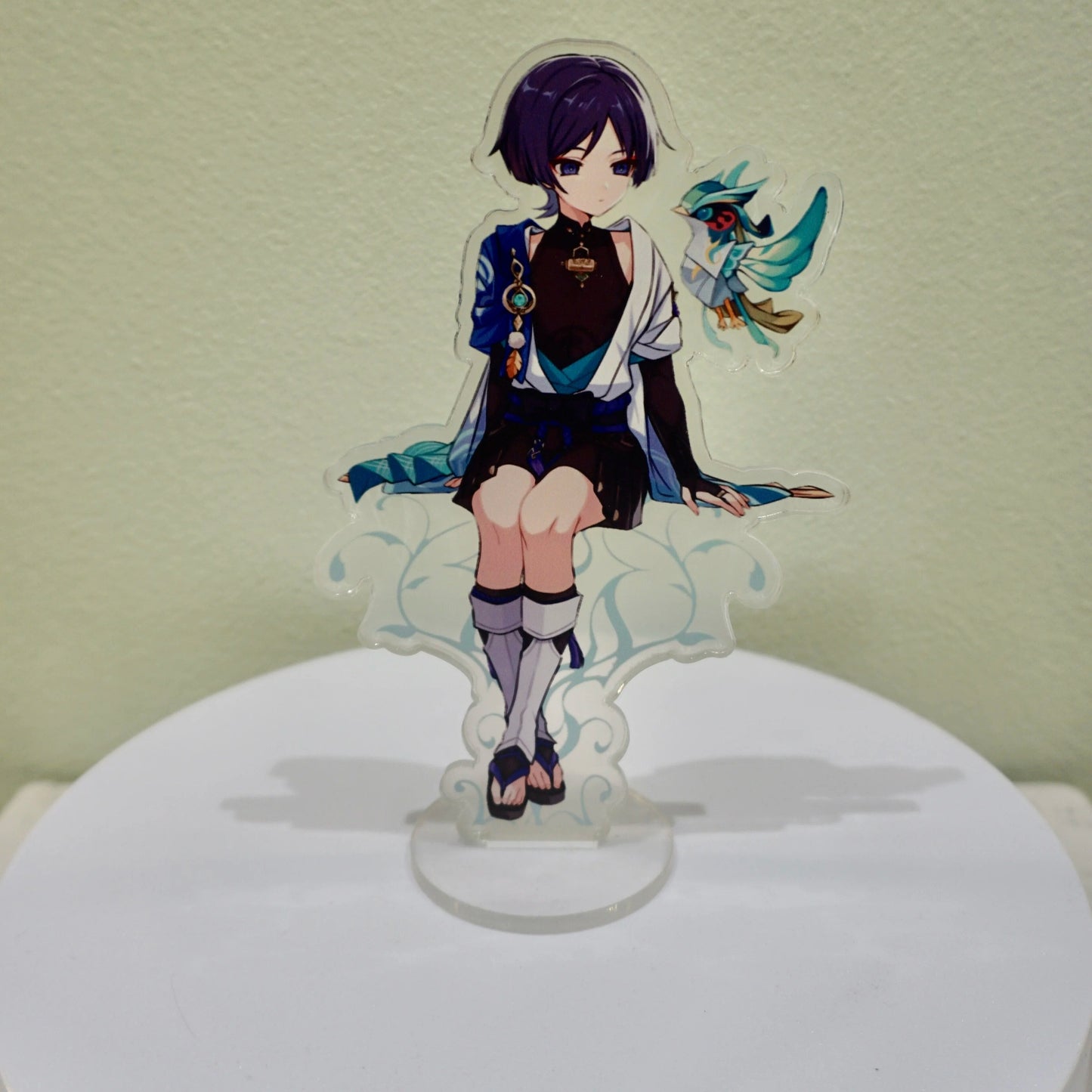 Anime Genshin Impact Figure The Wanderer Scaramouche Acrylic Stand Model Plate Desk Bedroom Decortion Friend Gifts Hot Sale