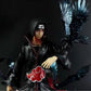 Anime Figure Naruto Shippuden 28CM Akatsuki Crow Itachi Uchiha Collectible Toys for Boys GK Action Figurine Free Shipping Items