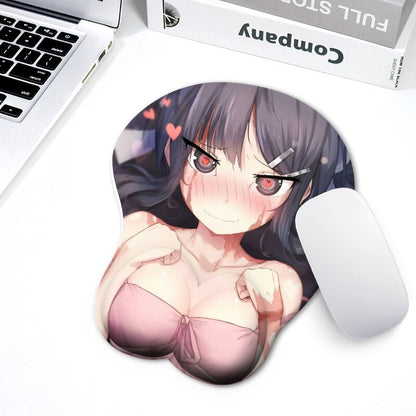 3D Boobs Mousepad | Oppai Ass Tits Mouse Pad | Silicone boobs mousepad