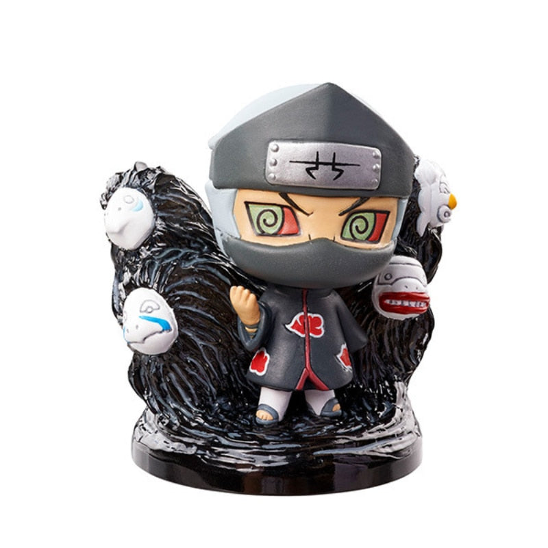 Naruto Anime Figures cute Version 5-6 cm | Kawaii Sasuke Itachi Kakashi Gaara Jiraiya Figures Toys Doll