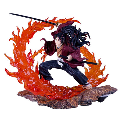 20.5CM Tsugikuni Yoriichi Figurine Demon Slayer Anime Figure Manga PVC Assemble Model Doll Adult Children Kids Boy Girl Toy Gift