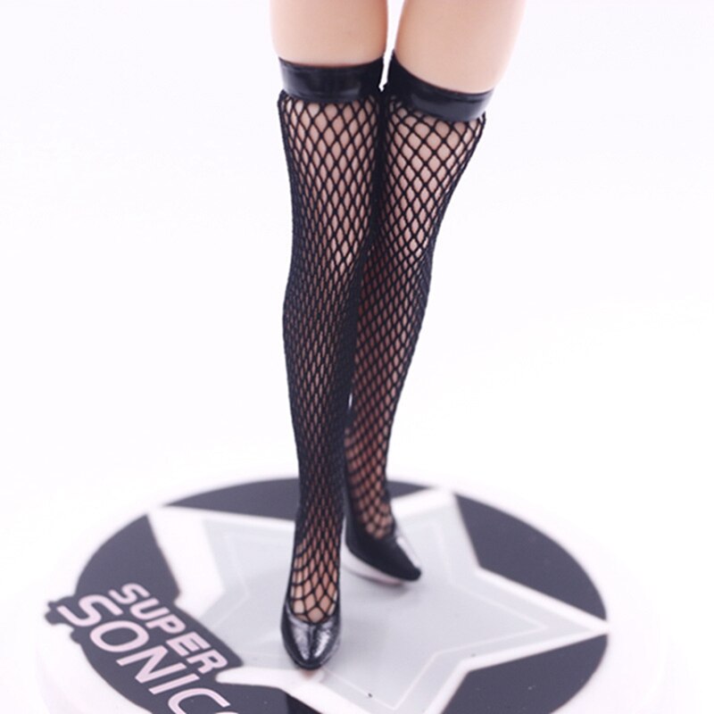 23CM Anime Sexy Figure SUPERSONICO Toy Black Swimsuit Lead Singer Standing DecorationModel Dolls Toy Gift Collect Boxed Ornament