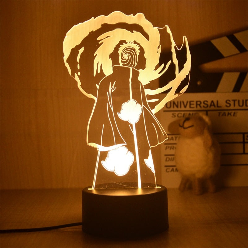 Anime Naruto 3D Night Light 2022 Acrylic Lamp LED Night Light Anime Figure Room Decoration LED Desk Lamp Birthday Gifts