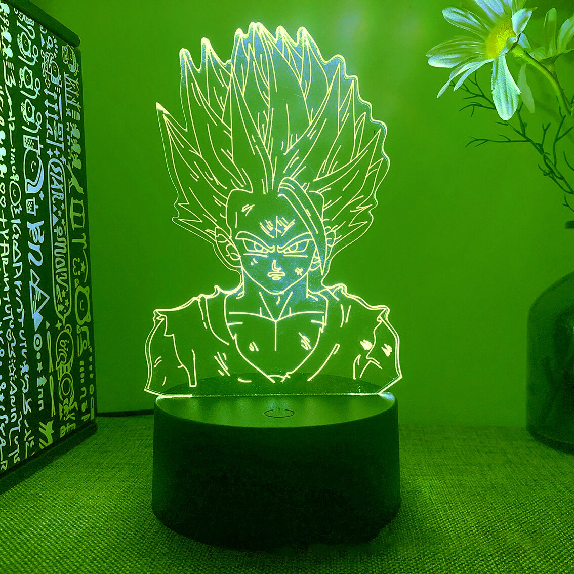 Dragon Ball 3D Led Night Light Model Toys Super Saiyan Vegeta Figures Children Bed Room Decor Birthday&amp;Christmas Gifts for Kids