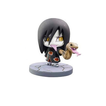 Naruto Anime Figures cute Version 5-6 cm | Kawaii Sasuke Itachi Kakashi Gaara Jiraiya Figures Toys Doll