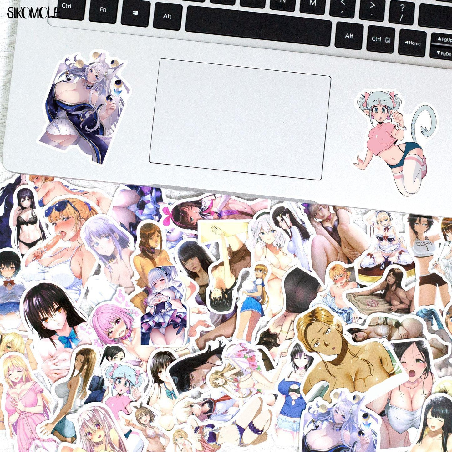 10/30/50pcs Cute Cartoon Hentai Sexy Beauty Stickers Bikini Bunny DIY Car Travel Luggage Guitar Laptop Graffiti Sticker Decal F5