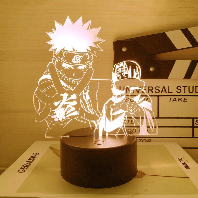 Anime Naruto 3D Night Light 2022 Acrylic Lamp LED Night Light Anime Figure Room Decoration LED Desk Lamp Birthday Gifts