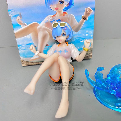 New Japanese Anime Sexy Girl Swimsuit girl Maid PVC Action Figure Toy Statue Adult Collection Model Doll Gift