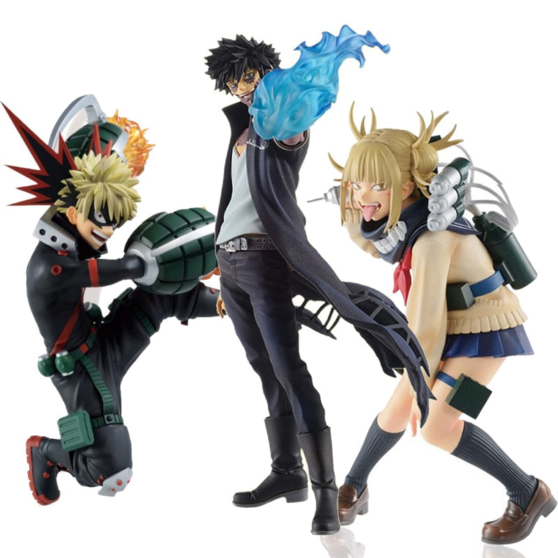 Boku No Hero Academia Figure Anime My Hero Academia Dabi Bakugou Katsuki Cross My Body / Himiko Toga Action Figure Model Toys