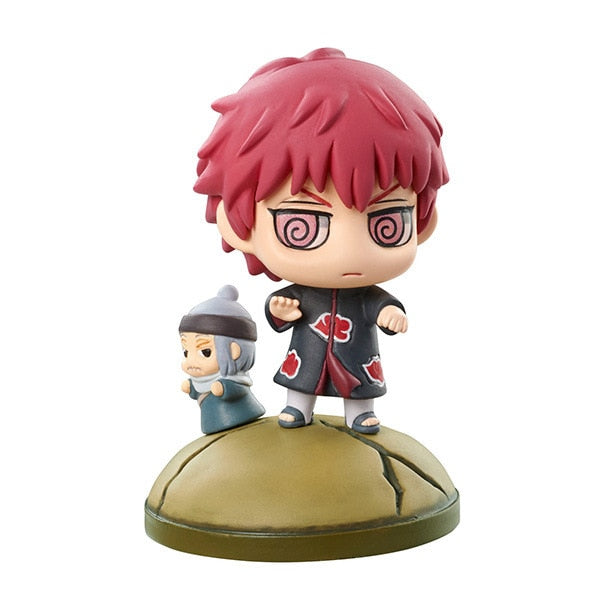 Naruto Anime Figures cute Version 5-6 cm | Kawaii Sasuke Itachi Kakashi Gaara Jiraiya Figures Toys Doll