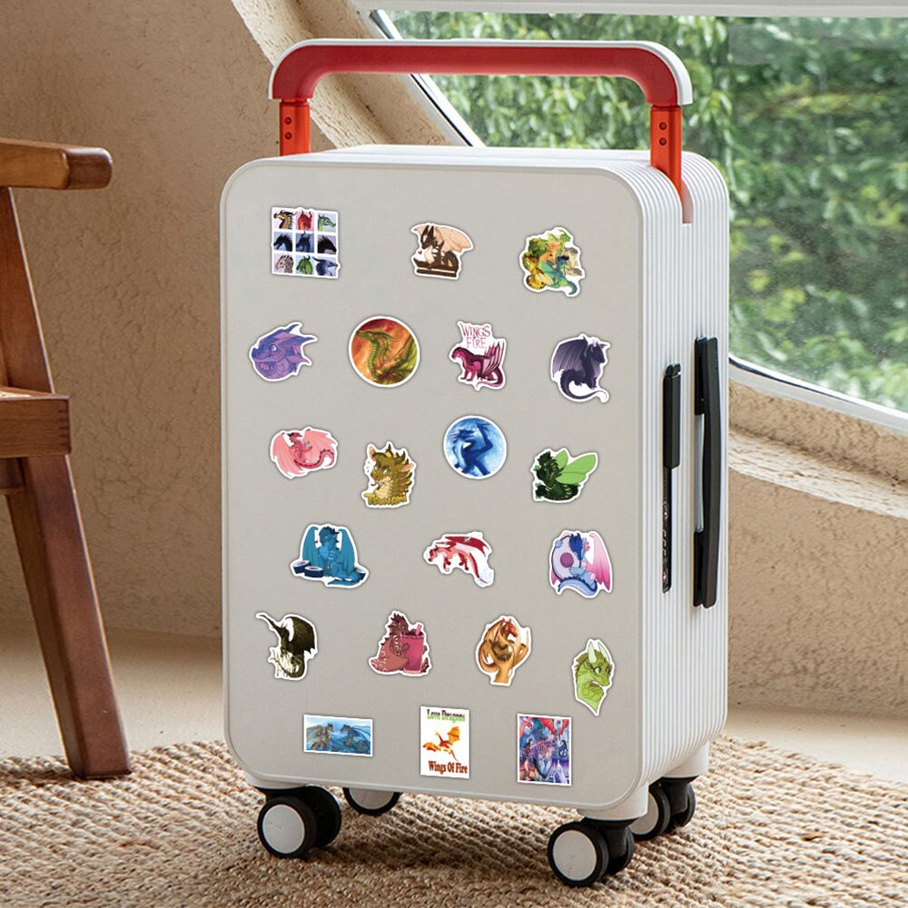 10/30/50/100PCS Cool Cartoon Dragon Stickers Classic Kids Toy Gift DIY Laptop Phone Luggage Fridge Sticker PVC Decals Wholesale