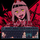 1 Set PBT Dye Subbed Keycaps Two Dimensional Cartoon Anime Gaming Key Caps Cherry Profile Keycap For Chainsaw Man Power