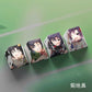 4 Keys/set THE IDOLMASTER Keycaps PBT Dye Sublimation Key Caps For MX Switches Cherry Profile Anime Cartoon Keycap