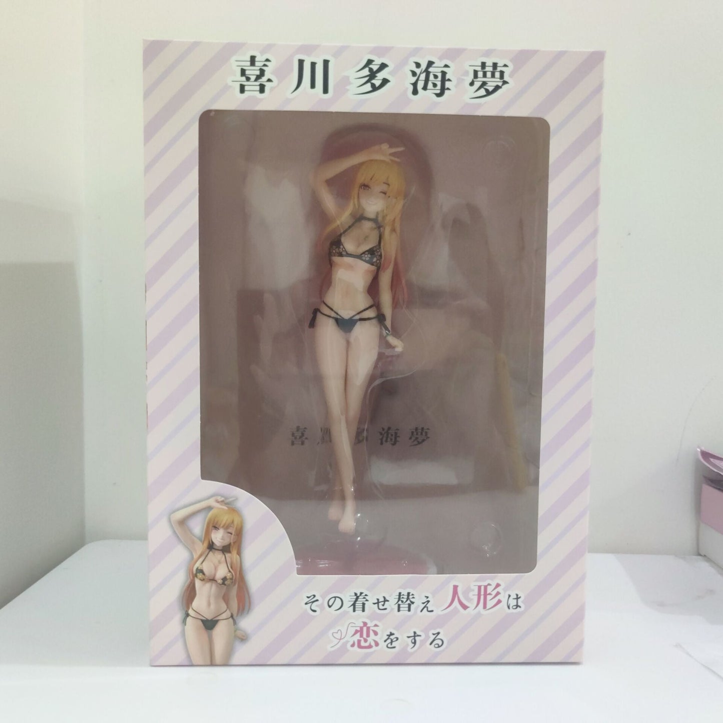 23CM Boxed My Dress Up Darling Fall In Love Anime Figure Marin Kitagawa Bikini Action Figure Adult Collection Model Doll Toy