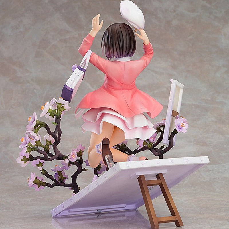 Anime Saekano How to Raise a Boring Girlfriend Action Figure Cherry Blossoms Megumi Kato Figure Lovely Girl Model Collection Toy