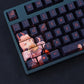 1 Set PBT Dye Subbed Keycaps Two Dimensional Cartoon Anime Gaming Key Caps Cherry Profile Keycap For Chainsaw Man Power