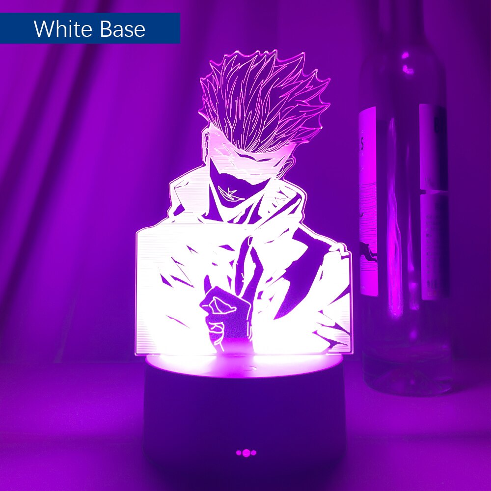 3D LED Night Light Anime Lamp Gojo Satoru Figure for Kids Bedroom Decor Nightlight Manga Cool Gift Child Table Lamp Dropshipping