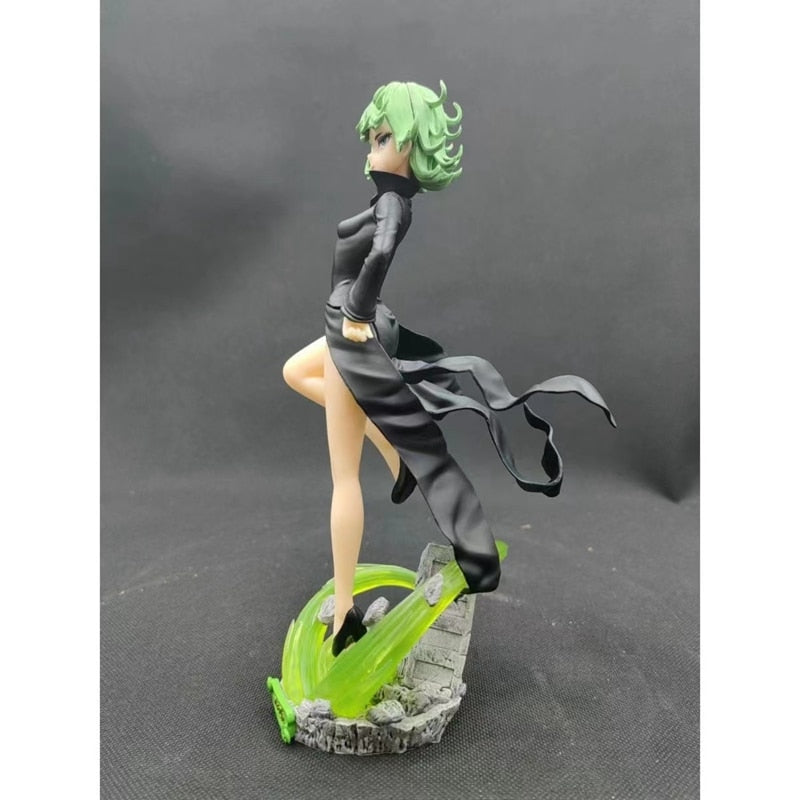 22cm Anime ONE PUNCH MAN Figure ONE PUNCH-MAN Senritsu no Tatsumaki PVC Action Figure Model Collectible model Toys Kid Gift