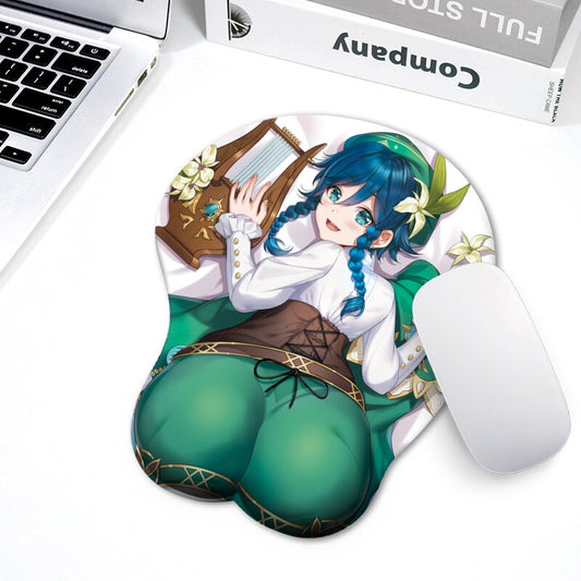 3D Boobs Mousepad | Oppai Ass Tits Mouse Pad | Silicone boobs mousepad