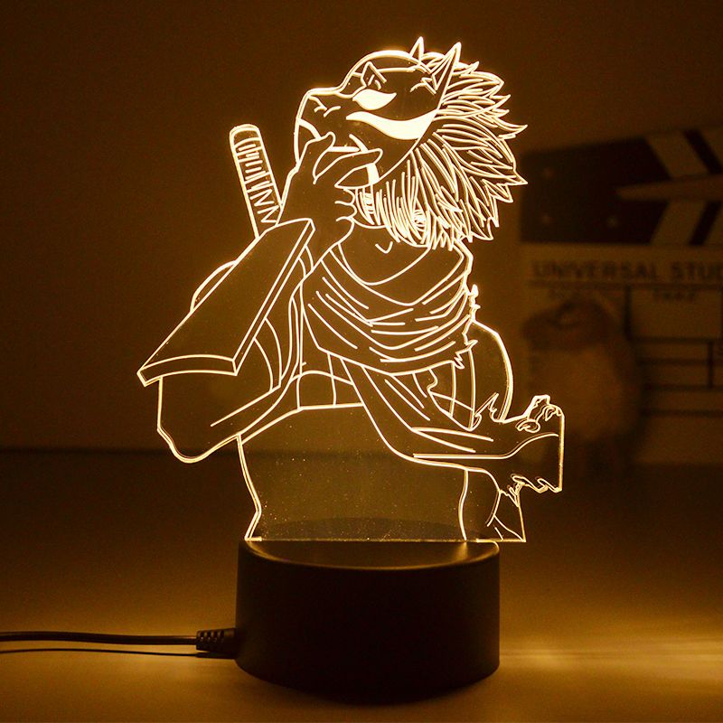 Anime Naruto 3D Night Light 2022 Acrylic Lamp LED Night Light Anime Figure Room Decoration LED Desk Lamp Birthday Gifts