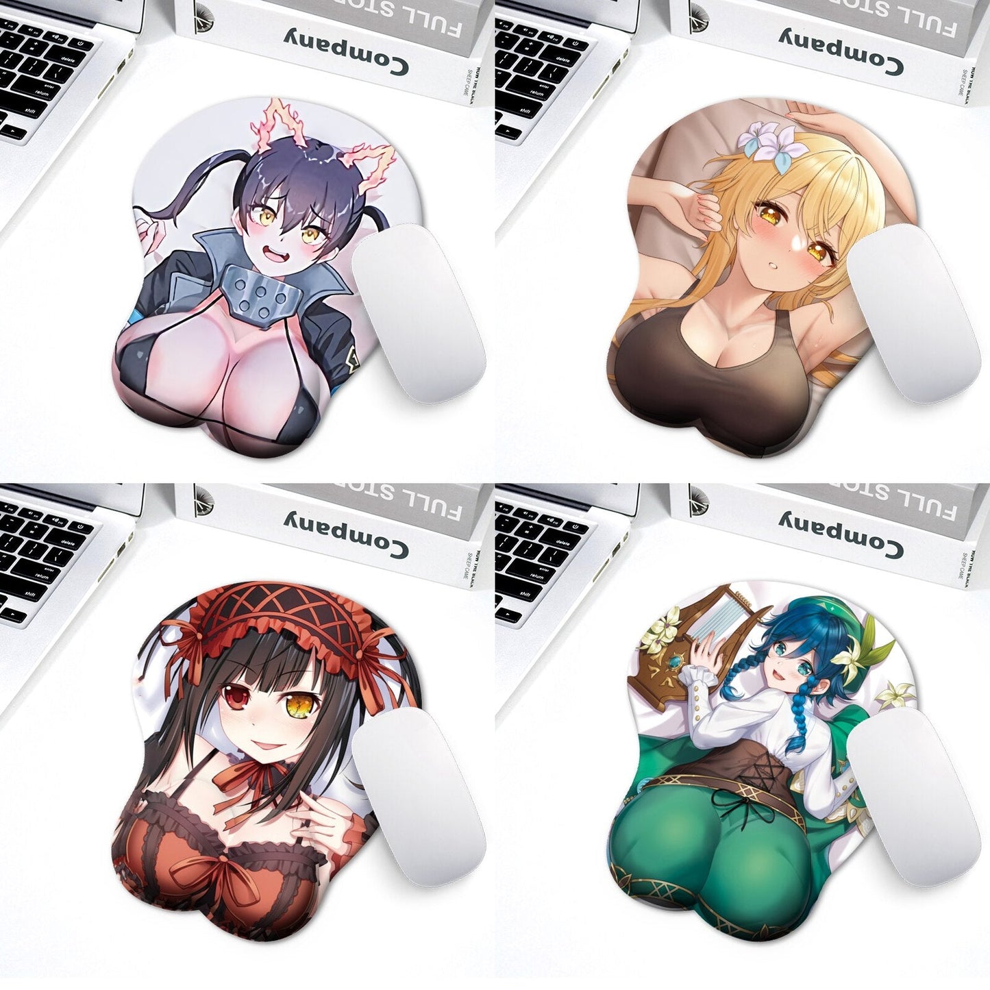 3D Boobs Mousepad | Oppai Ass Tits Mouse Pad | Silicone boobs mousepad