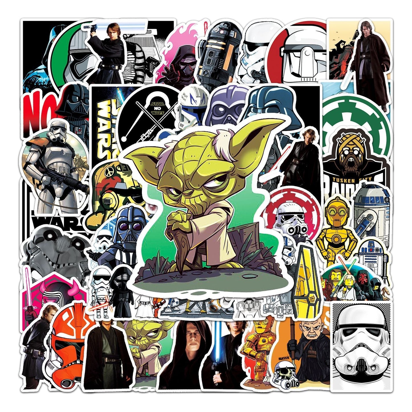 10/30/50PCS Cool Disney Star Wars Stickers Funny Waterproof Skateboard Luggage Laptop Guitar Stationery Sticker Kids Toys Gift