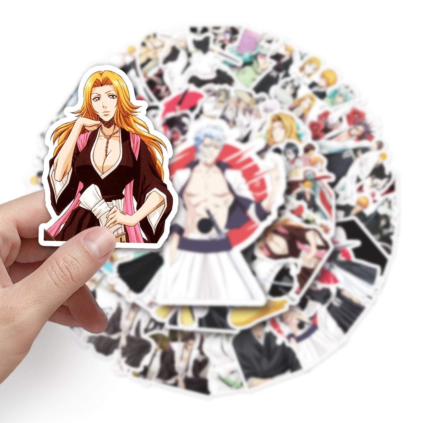 50pcs Japanese Anime BLEACH Stickers| for Skateboard Luggage Guitar Motorcycle Laptop Graffiti Sticker Kid