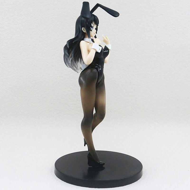 22cm Anime Rascal Does Not Dream Of Bunny Girl Senpai Action Figure Sakurajima Mai Silk Sexy Bunny Girl Collectible Model Toy