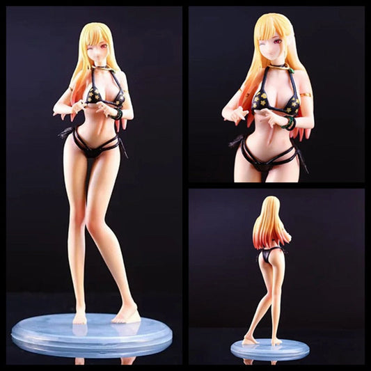 21cm Anime My Dress-Up Darling Action Figure Marin Kitagawa Bikini Swimsuit Sexy Girl PVC Collection Model Doll Toy Kid Gift