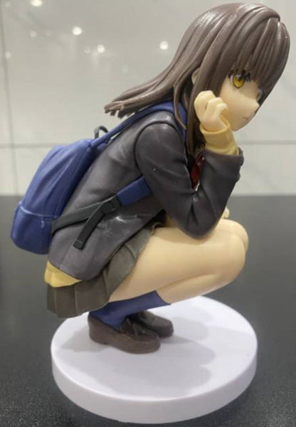 Ogiwara SAYU Figure Higehiro Hige Wo Soru Soshite Joshikousei Wo Hirou Anime Figurine PVC Statue Model Collectible Doll Toy Gift