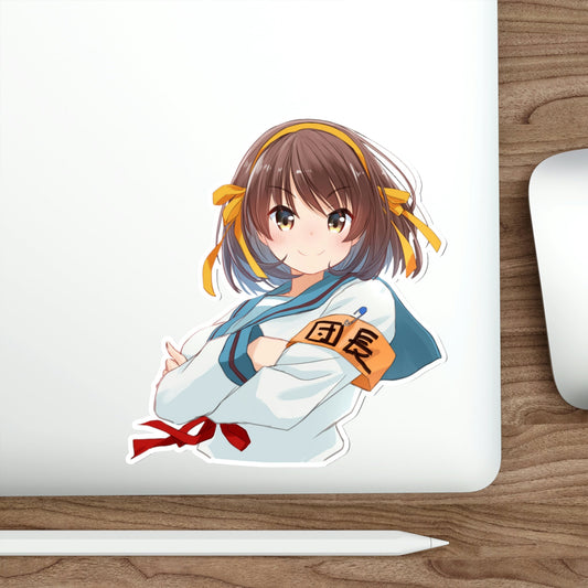 Haruhi Suzumiya Peeker Waterproof Sticker - Weatherproof Vinyl Car Decal