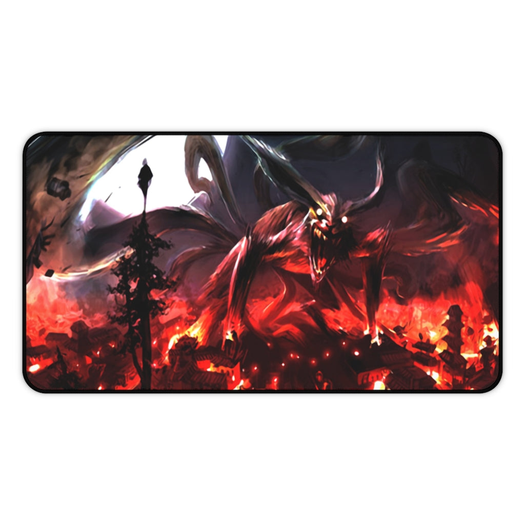 Naruto Anime Mouse Pad / Desk Mat - Nine tailed beast - The Mouse Pads Ninja 12" × 22" Home Decor