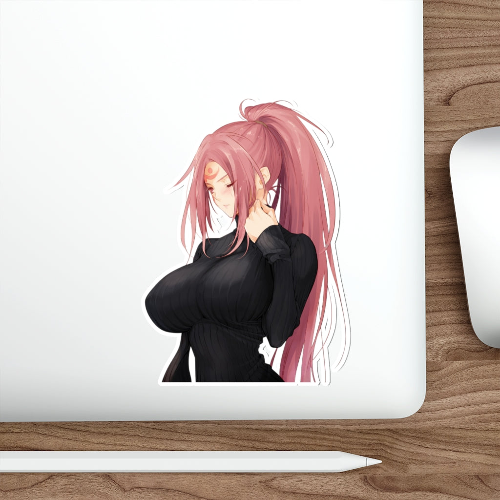 Guilty Gear Big Boobs Baiken Waterproof Sticker - Ecchi Vinyl Decal