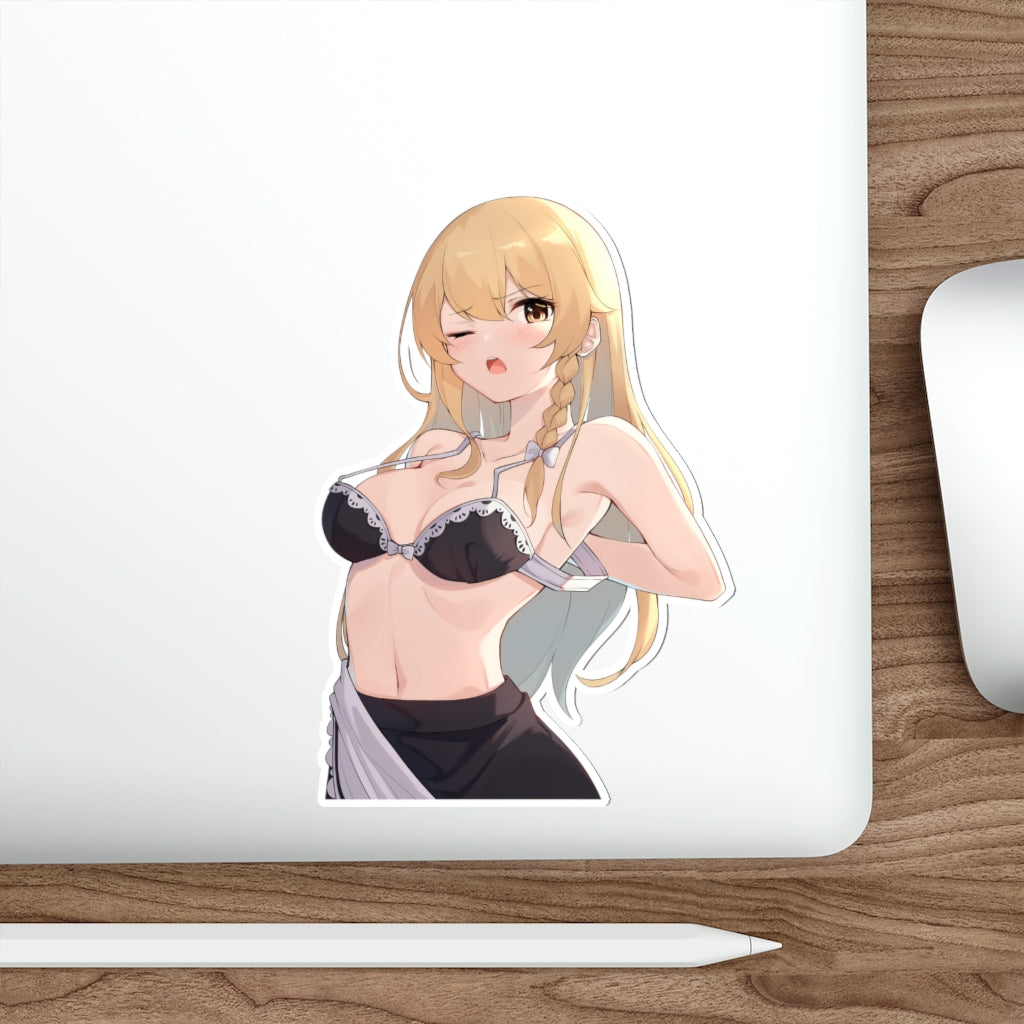 Touhou Marisa Undressing Waterproof Sticker - Ecchi Vinyl Decal