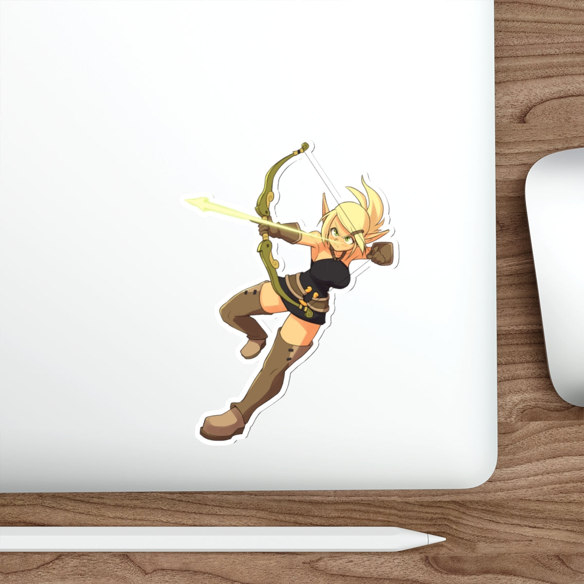 Evangelyne Bow Wakfu Waterproof Sticker - Weatherproof Vinyl Car Decal