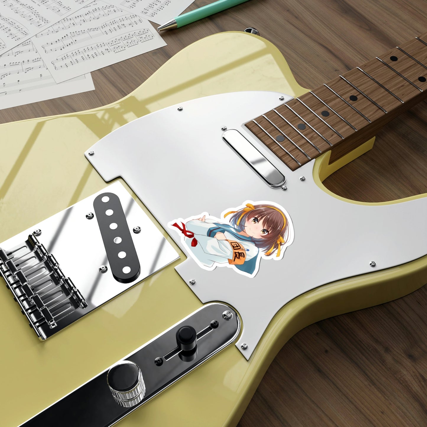 Haruhi Suzumiya Peeker Waterproof Sticker - Weatherproof Vinyl Car Decal